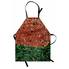 Wall with Green Leaves Apron