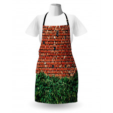 Wall with Green Leaves Apron