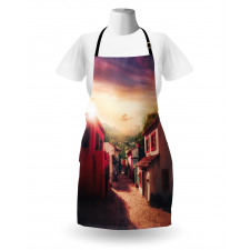 Mexican Town Sunset Apron