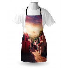 Mexican Town Sunset Apron