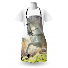 Horse on a Blurry Back Apron