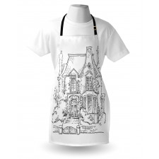 Gothic Mansion Art Apron