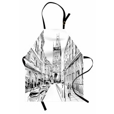 Prague City Sketch Apron