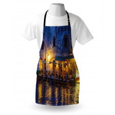 Night View Italy Apron