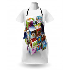 Colorful Life Style Photos Apron