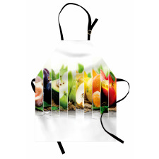 Colorful Juicy Fresh Fruits Apron