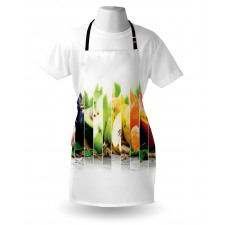 Colorful Juicy Fresh Fruits Apron