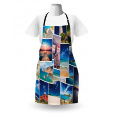 Tropical Holiday Polaroids Apron