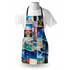 Tropical Holiday Polaroids Apron