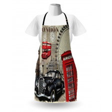 Vintage London Sign Collage Apron