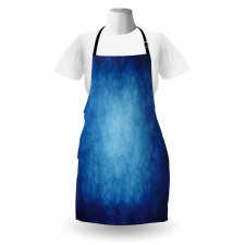 Grunge Monochrome Centered Apron