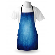 Grunge Monochrome Centered Apron