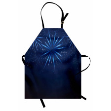 Fireworks at Night Sky Apron