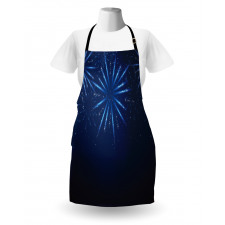 Fireworks at Night Sky Apron