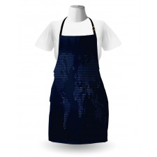 Modern World Web Dots Apron