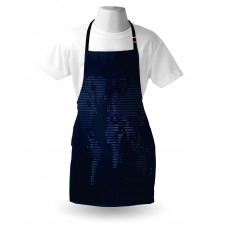 Modern World Web Dots Apron