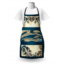 Antique Classic Floral Lines Apron