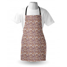 Paisley Floral Vintage Art Apron