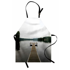 Calm Water Overcast Weather Apron