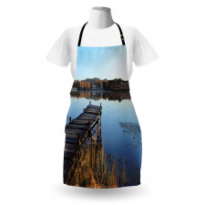 Tranquil Lake Idyllic Pier Apron