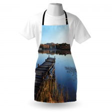 Tranquil Lake Idyllic Pier Apron