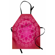 Ombre Elephant Ring Flower Apron