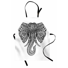 Graceful Elephant Design Apron