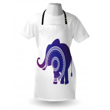 Elephant Calf Mandala Apron