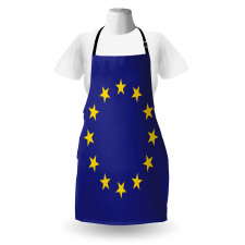 Simple European Union Flag Apron