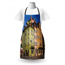 Poland Old Town Houses Scene Apron