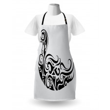 Calligraphic Duck Apron