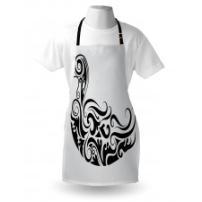 Calligraphic Duck Apron