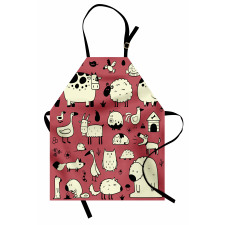 Nursery Childish Animals Apron