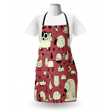 Nursery Childish Animals Apron