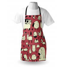 Nursery Childish Animals Apron