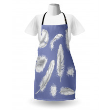 Fluffy Greyscale Elements Apron