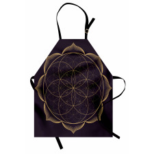 Geometry Art Flower Apron