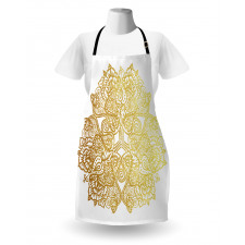 Ombre Effect Paisley Lotus Apron