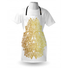 Ombre Effect Paisley Lotus Apron