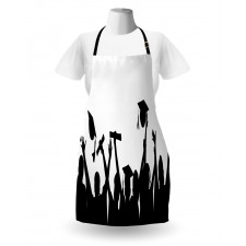 Graduates Silhouettes Apron