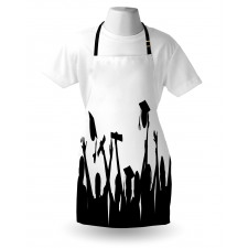 Graduates Silhouettes Apron