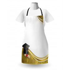 Cap and Ribbon Diploma Apron