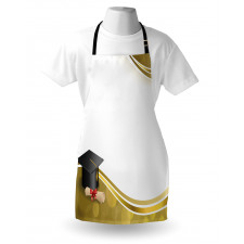 Cap and Ribbon Diploma Apron