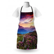Summer Day Floral Panorama Apron