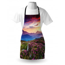 Summer Day Floral Panorama Apron