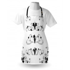 Fruits with Swirl Ornaments Apron