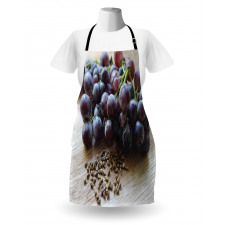 Fruits and Seeds on a Table Apron