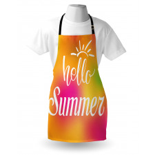 Abstract Colorful Summer Apron