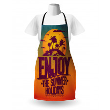 Tropical Island Enjoy Summer Apron