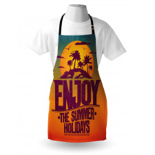 Tropical Island Enjoy Summer Apron